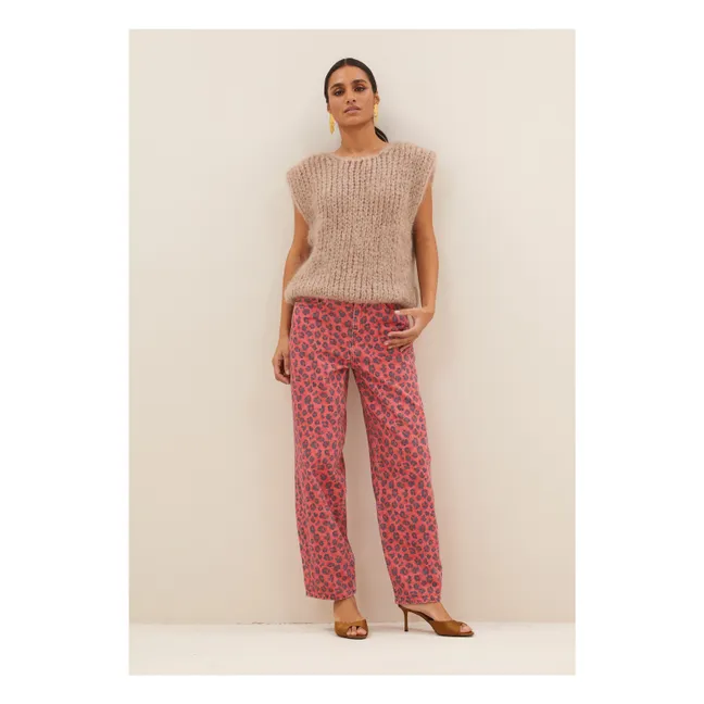 Pull Sans Manches James Spencer Mohair | Beige