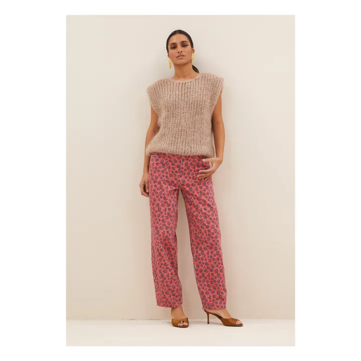 Pull Sans Manches James Spencer Mohair | Beige- Image produit n°3