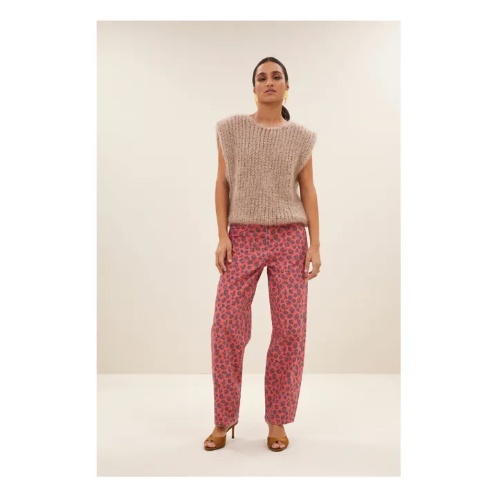 Pull Sans Manches James Spencer Mohair | Beige- Image produit n°2