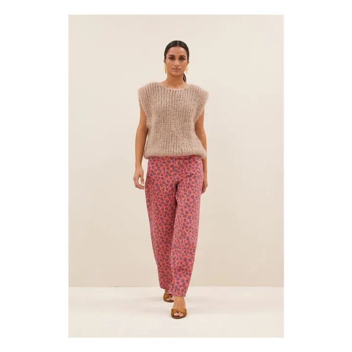 Pull Sans Manches James Spencer Mohair | Beige- Image produit n°4