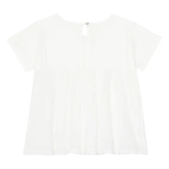 T-Shirt Volants | Weiß