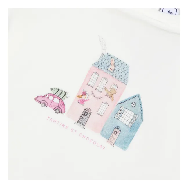 T-shirt Maisons | Blanc