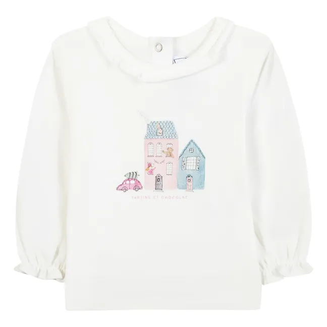 T-shirt Maisons | Blanc