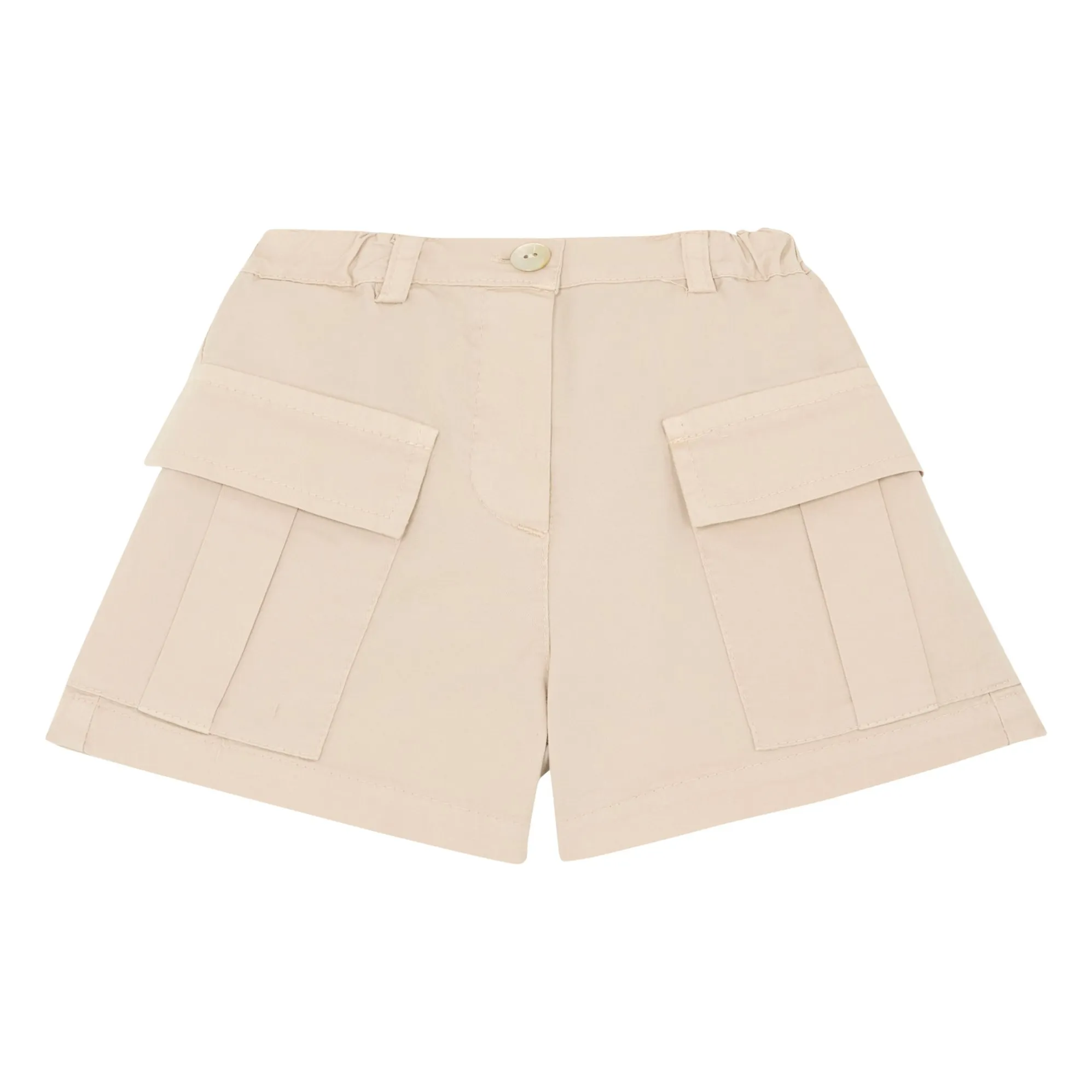 Zhoe & Tobiah Beige Cargo Shorts