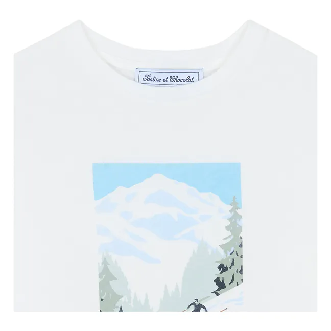 T-shirt Ski | Blanc