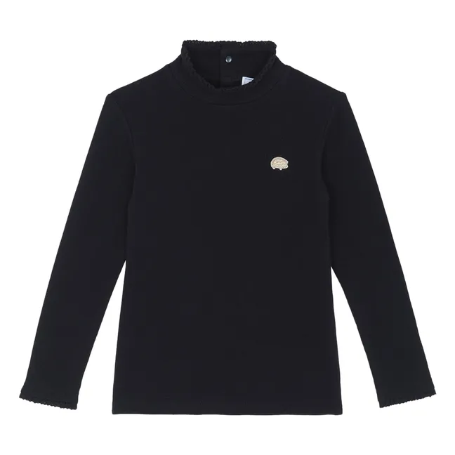 Sous-Pull Brodé | Noir