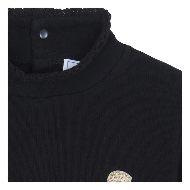 Sous-Pull Brodé | Noir