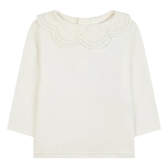 Sous Pull Col Ajouré | Nacre