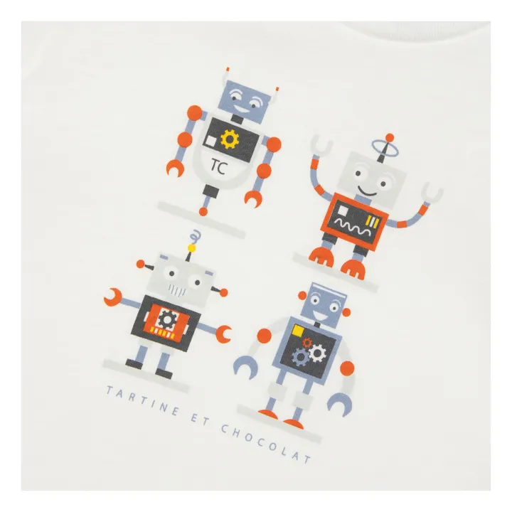 Camisetas Robots | Blanco- Imagen del producto n°2