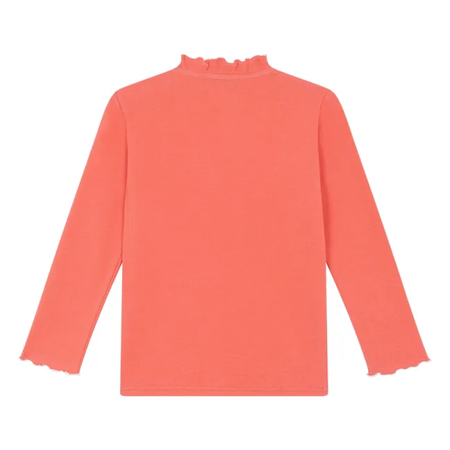 Sous-Pull Côtelé | Corail