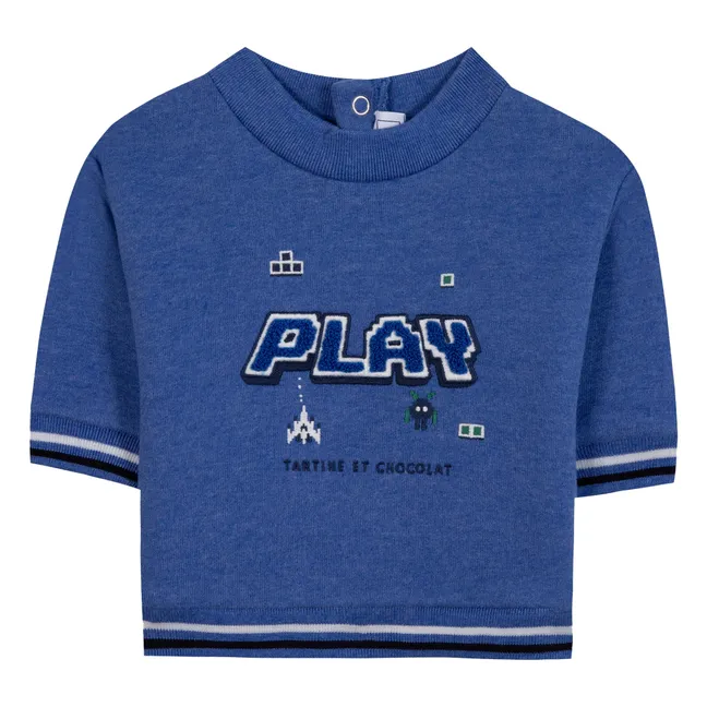Sweat Jeux | Bleu électrique