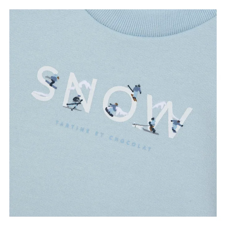 Sweat Neige | Bleu Clair- Image produit n°2