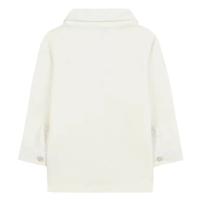 Chemise Poche Brodée | Nacre