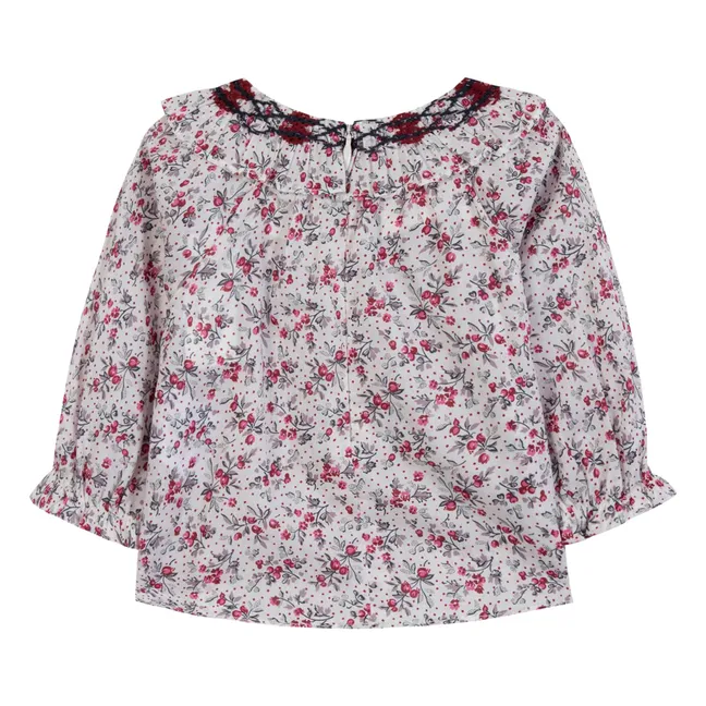 Blouse Fleurie | Nacre