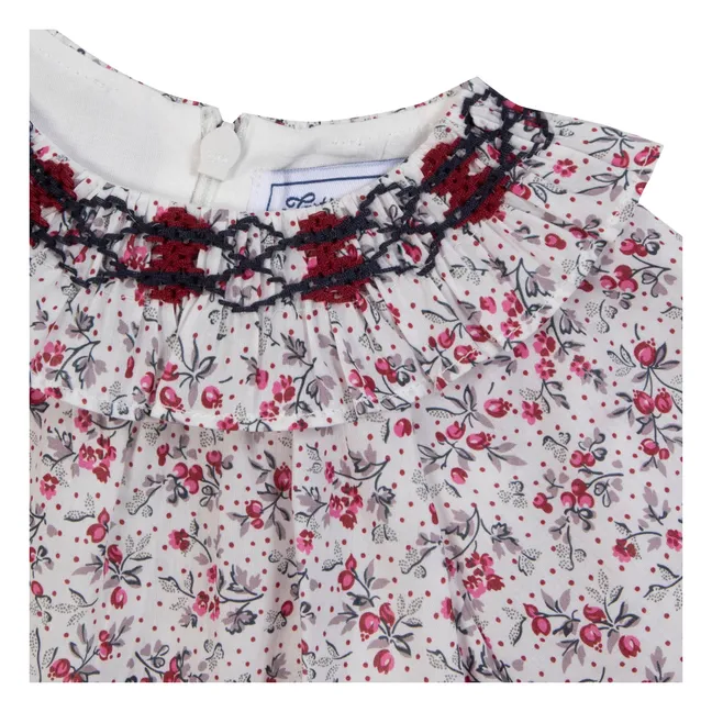 Blouse Fleurie | Nacre