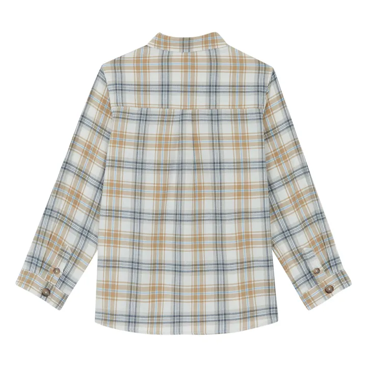 Chemise Carreaux | Beige- Image produit n°1