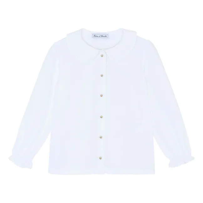 Chemise Col Claudine | Blanc