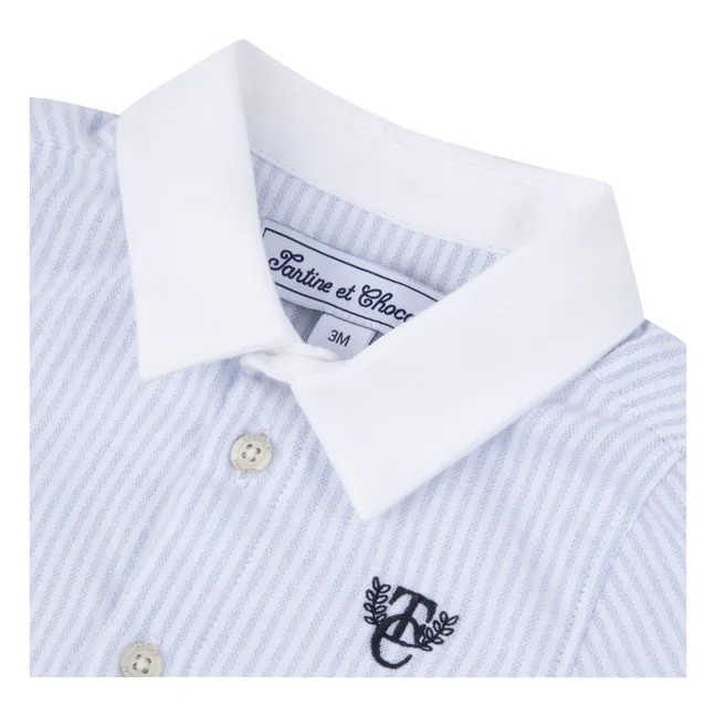 Chemise Rayures | Bleu Clair