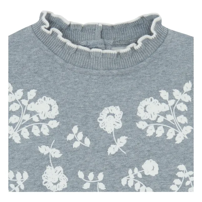 Sudadera bordada | Gris