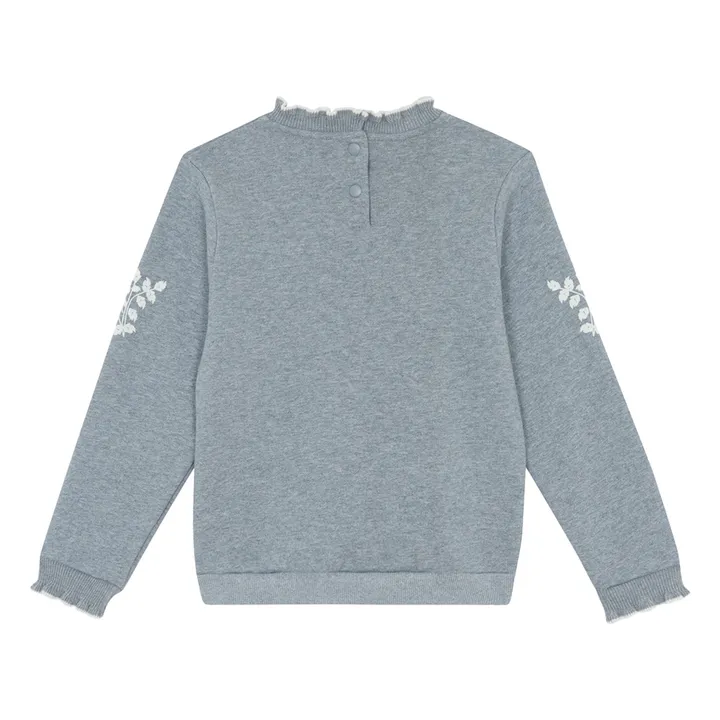 Sweat Brodé | Gris- Image produit n°1