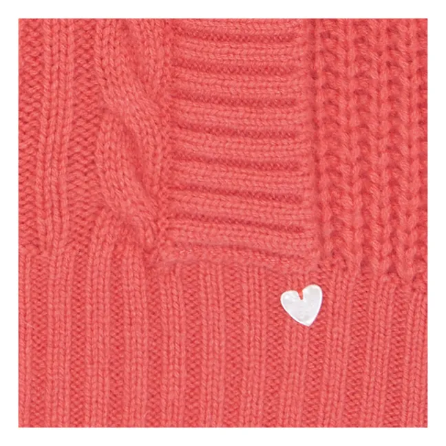 Pull Torsades Laine | Corail