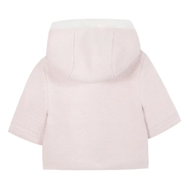 Cardigan Fourré | Rose pâle