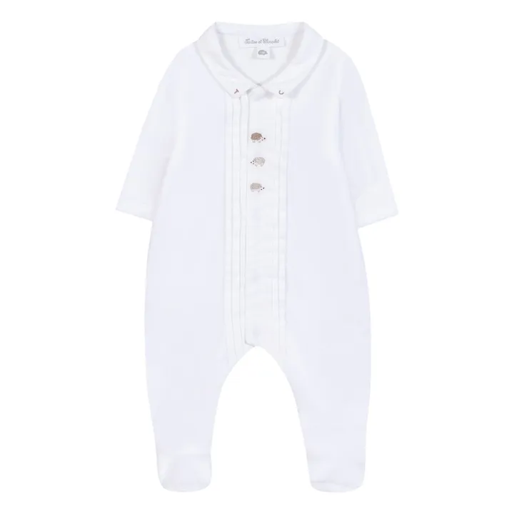 Pyjama Hérisson | Blanc- Image produit n°0