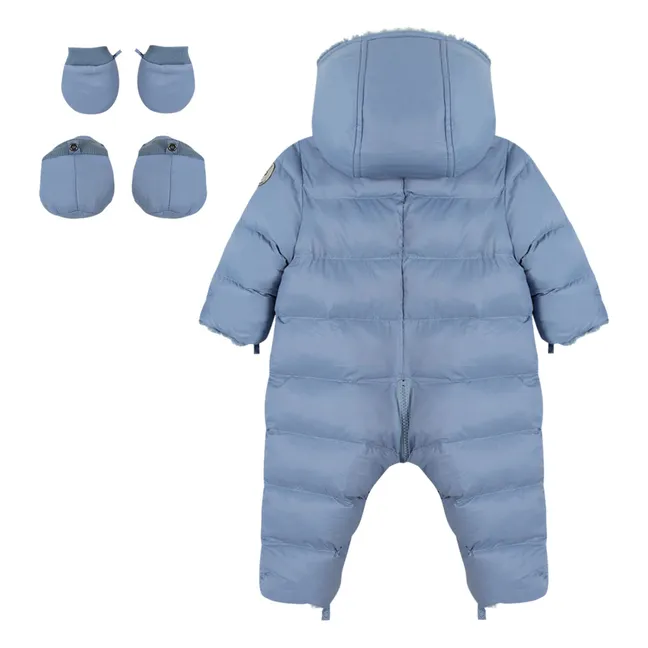 Combi Pilote Sherpa Réversible | Bleu gris