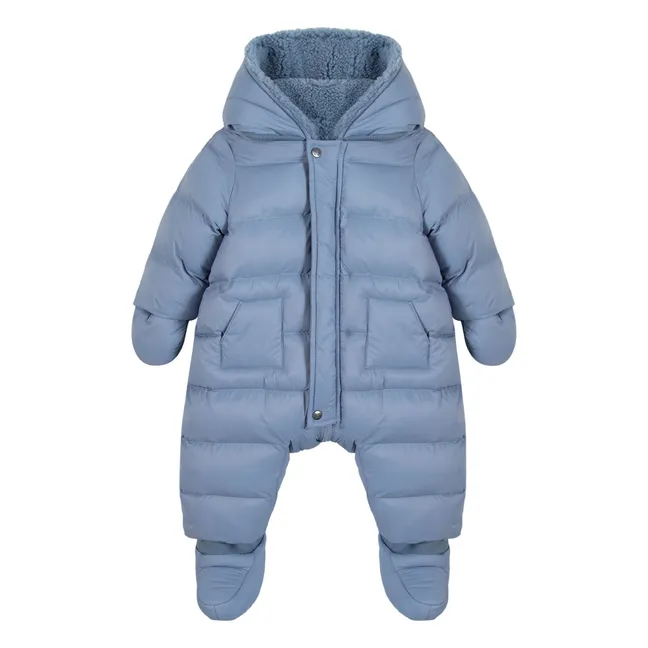 Combi Pilote Sherpa Réversible | Bleu gris