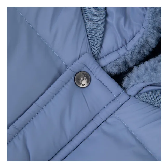 Combi Pilote Sherpa Réversible | Bleu gris