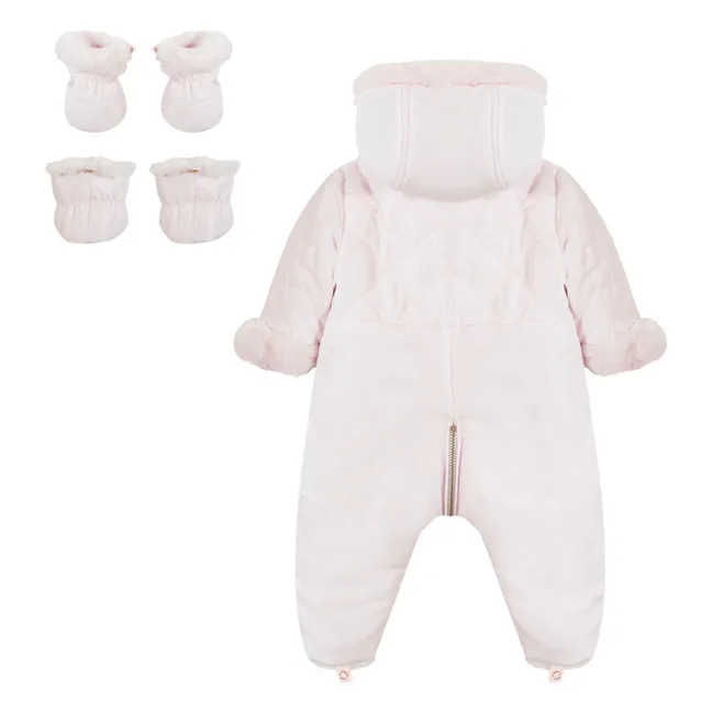 Combi Pilote Fourrée | Rose pâle