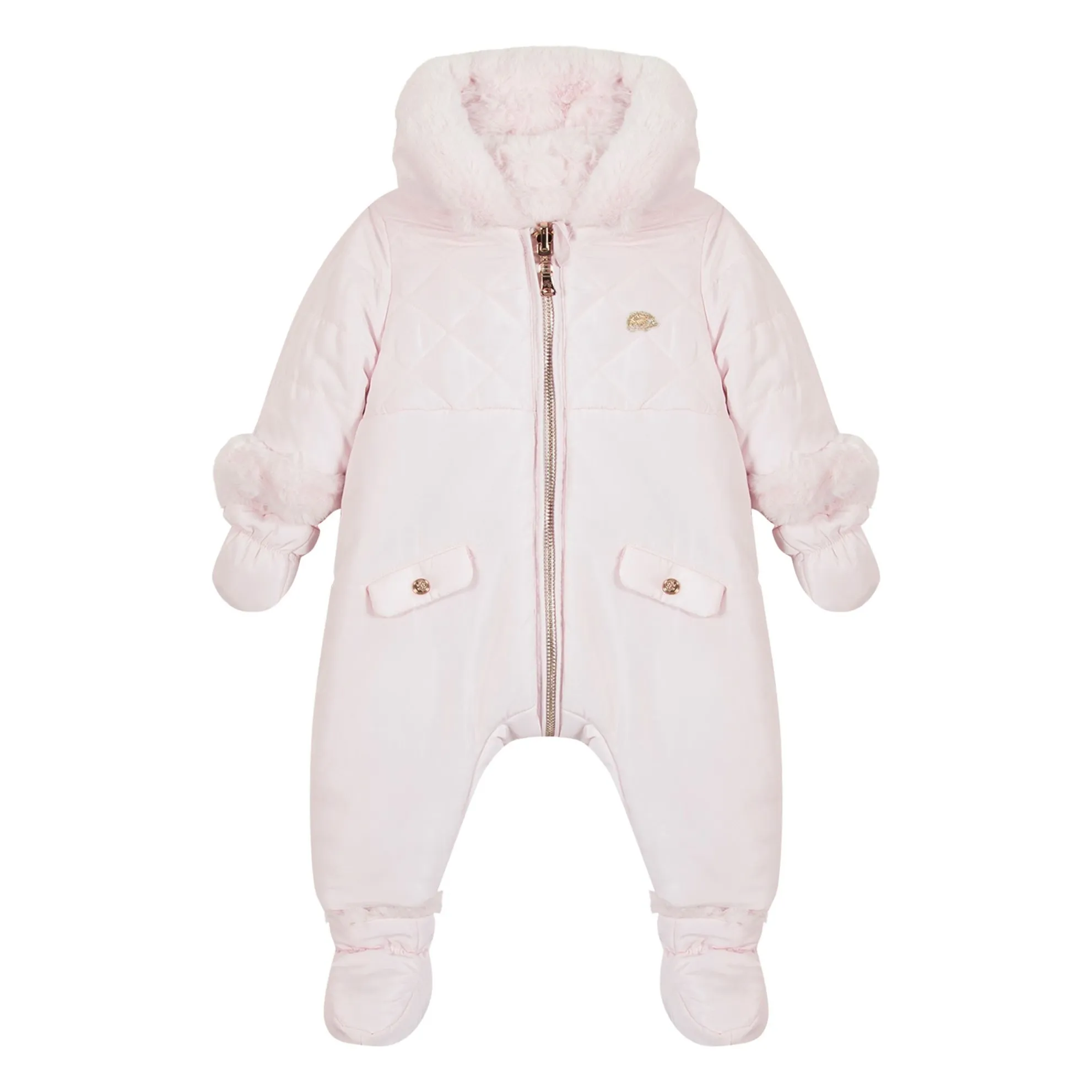 Tartine Et Chocolat Women's Pale Pink Combi Pilote Fourrée