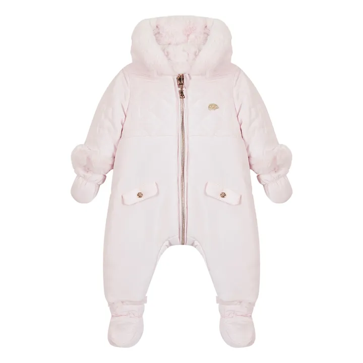 Combi Pilote Fourrée | Rosa Pálido- Imagen del producto n°0