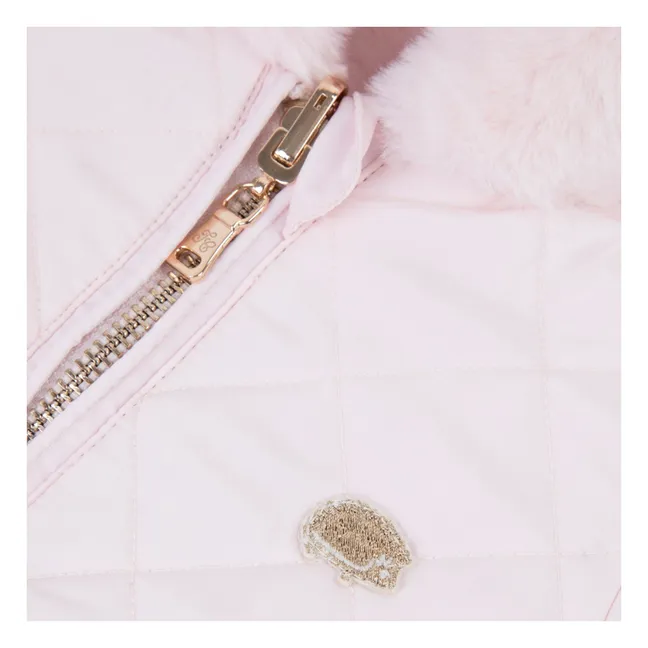 Combi Pilote Fourrée | Rose pâle