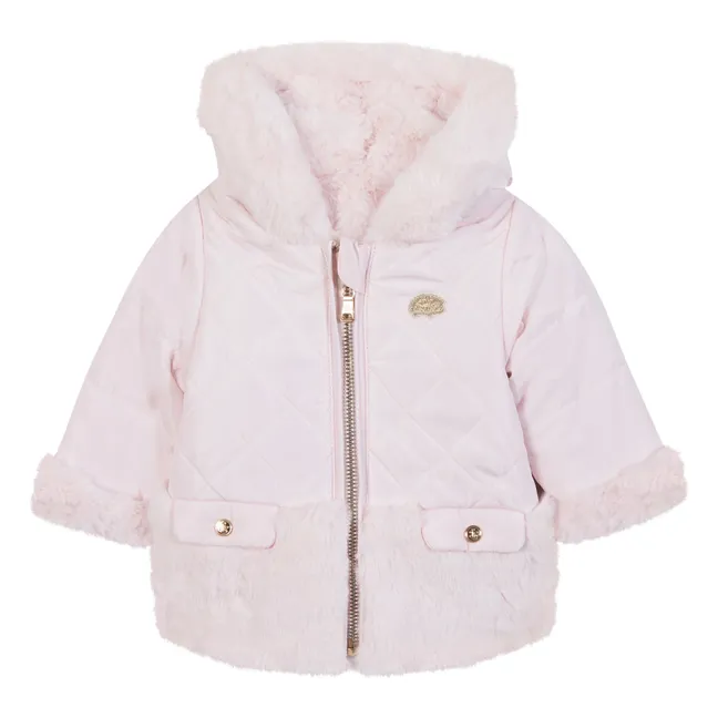 Doudoune Fourrée | Rose pâle