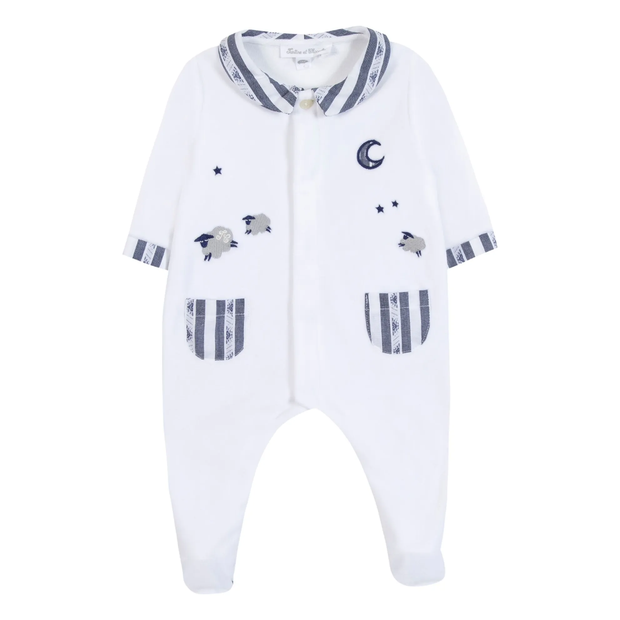 Tartine Et Chocolat Men's Navy Blue Moon Pyjamas