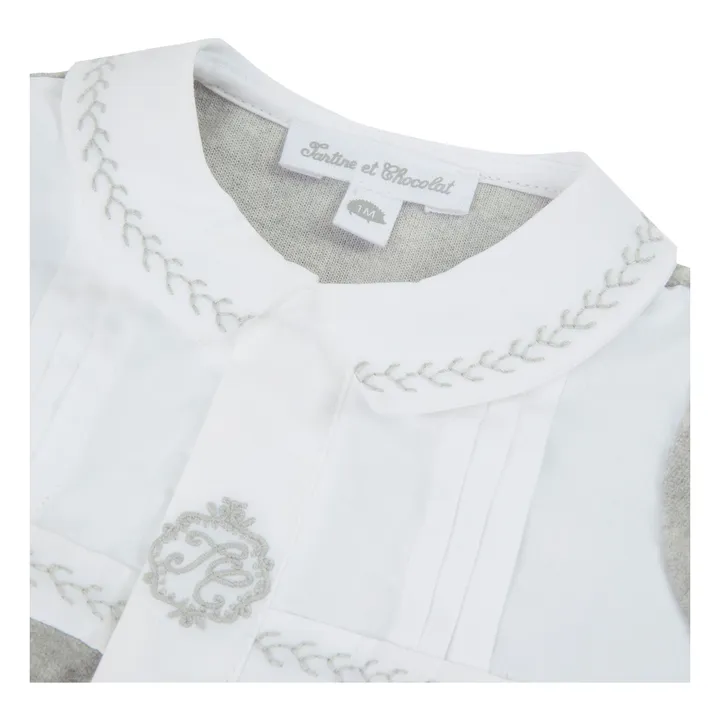 Pijama bordado | Gris- Imagen del producto n°2