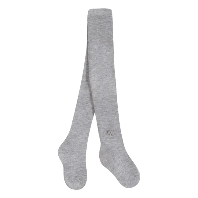 Lurex tights | Grey