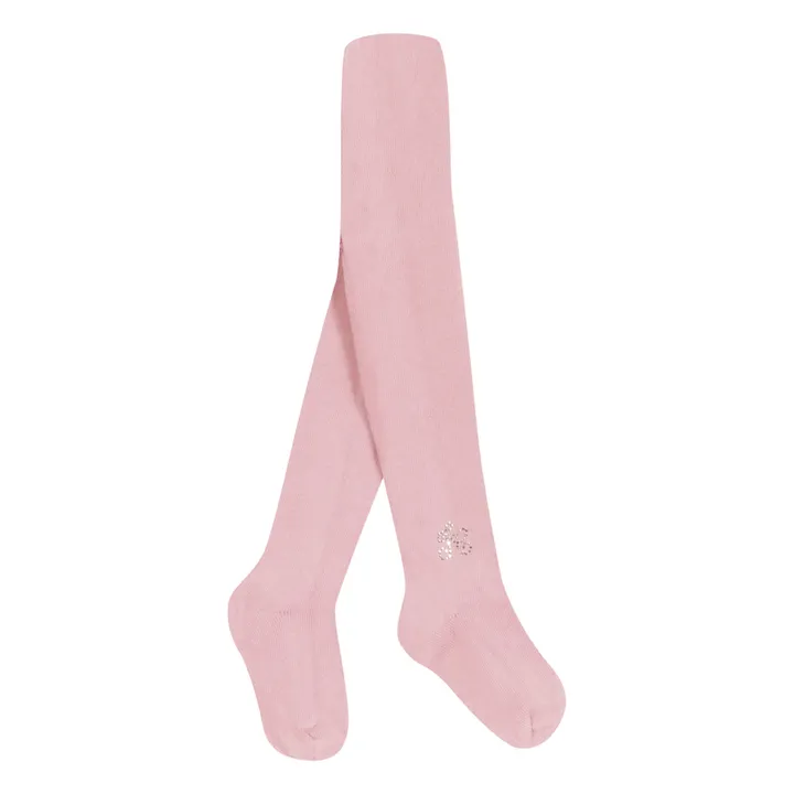 Collant Brodé | Rose pâle- Image produit n°0