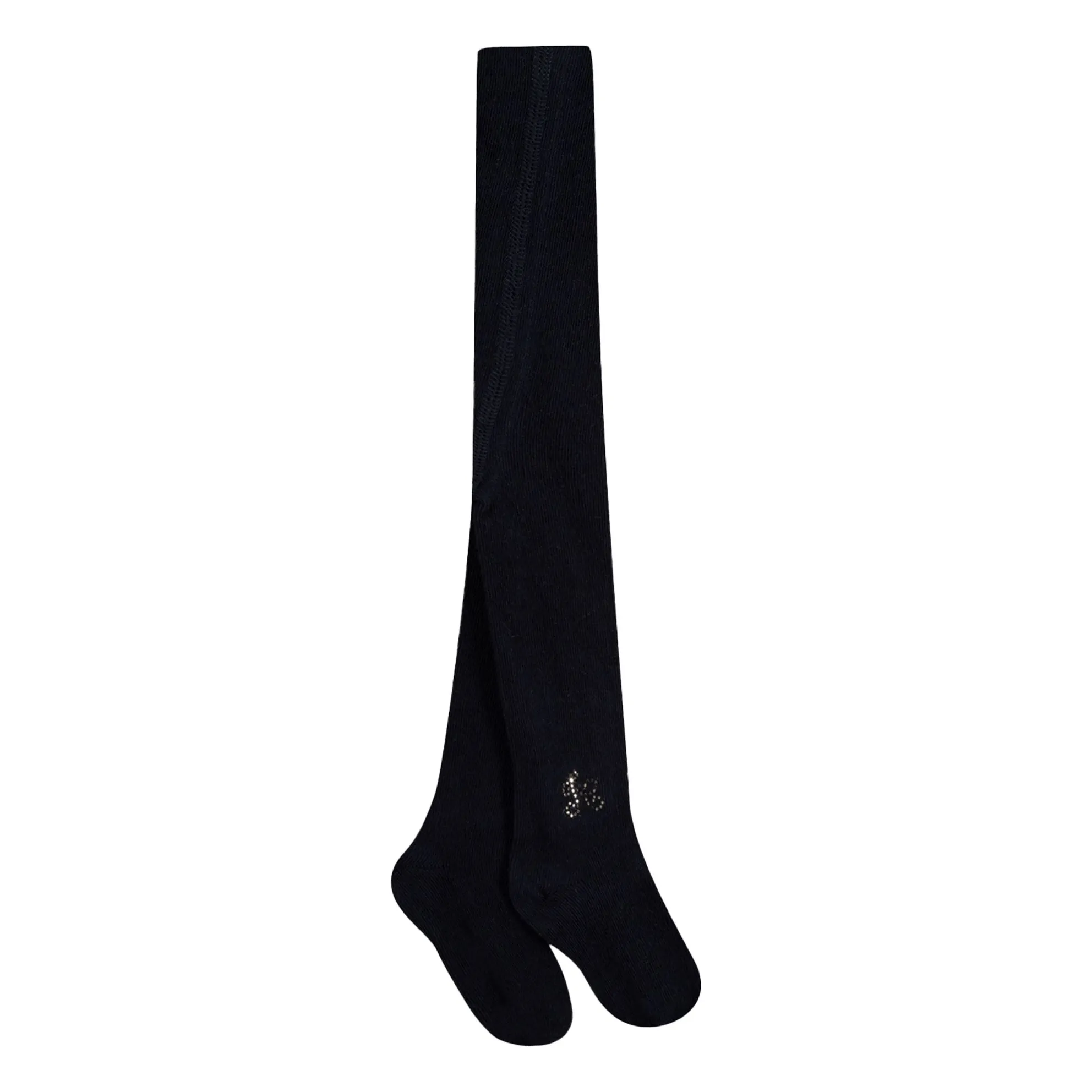 Tartine Et Chocolat Women's Navy Blue Embroidered Tights