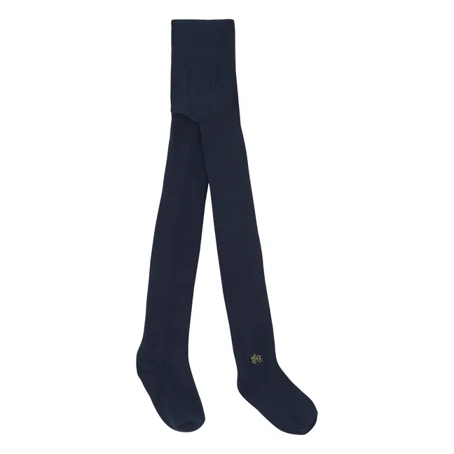 Collant Côtelé | Bleu marine