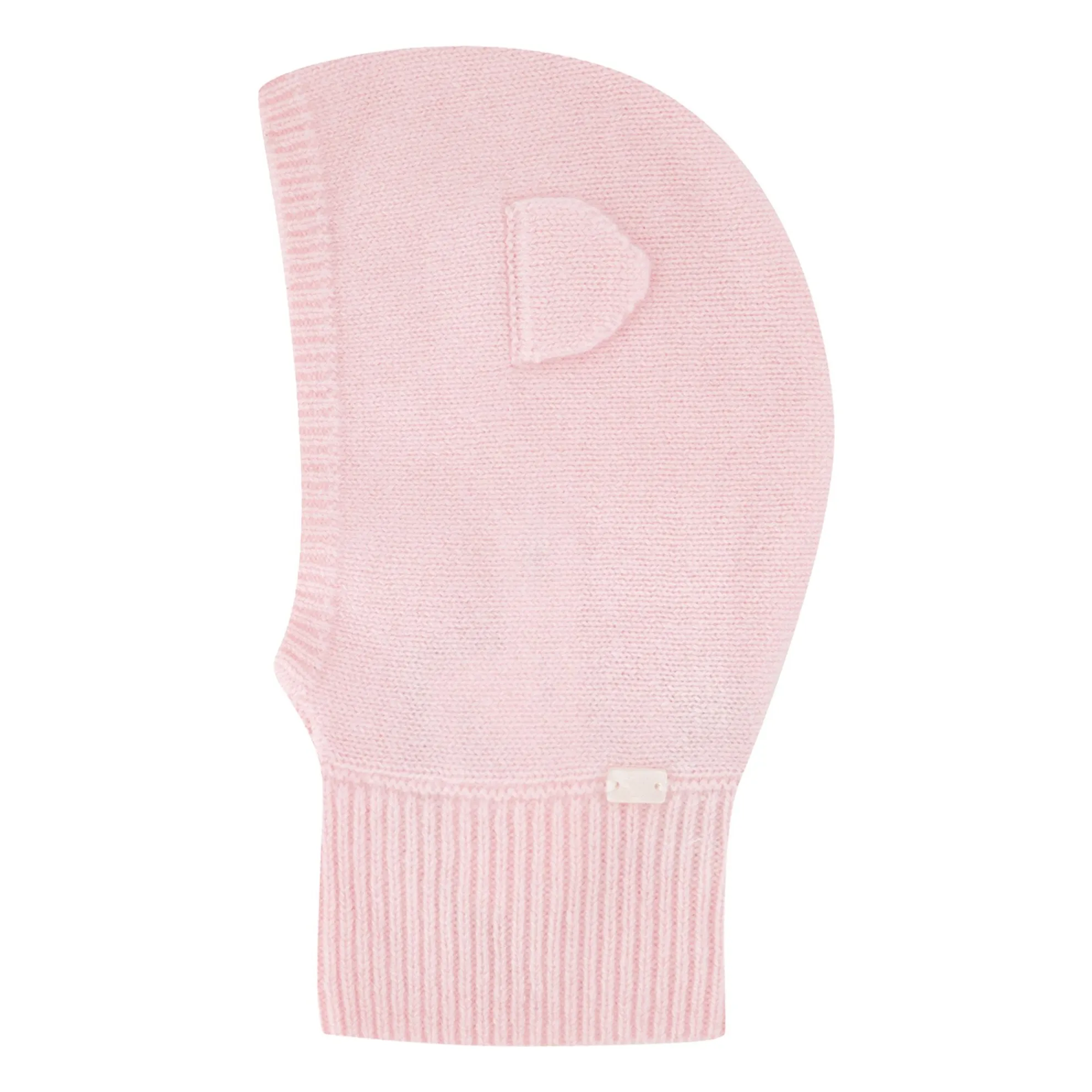 Tartine Et Chocolat Girls Pale Pink Cashmere Balaclava