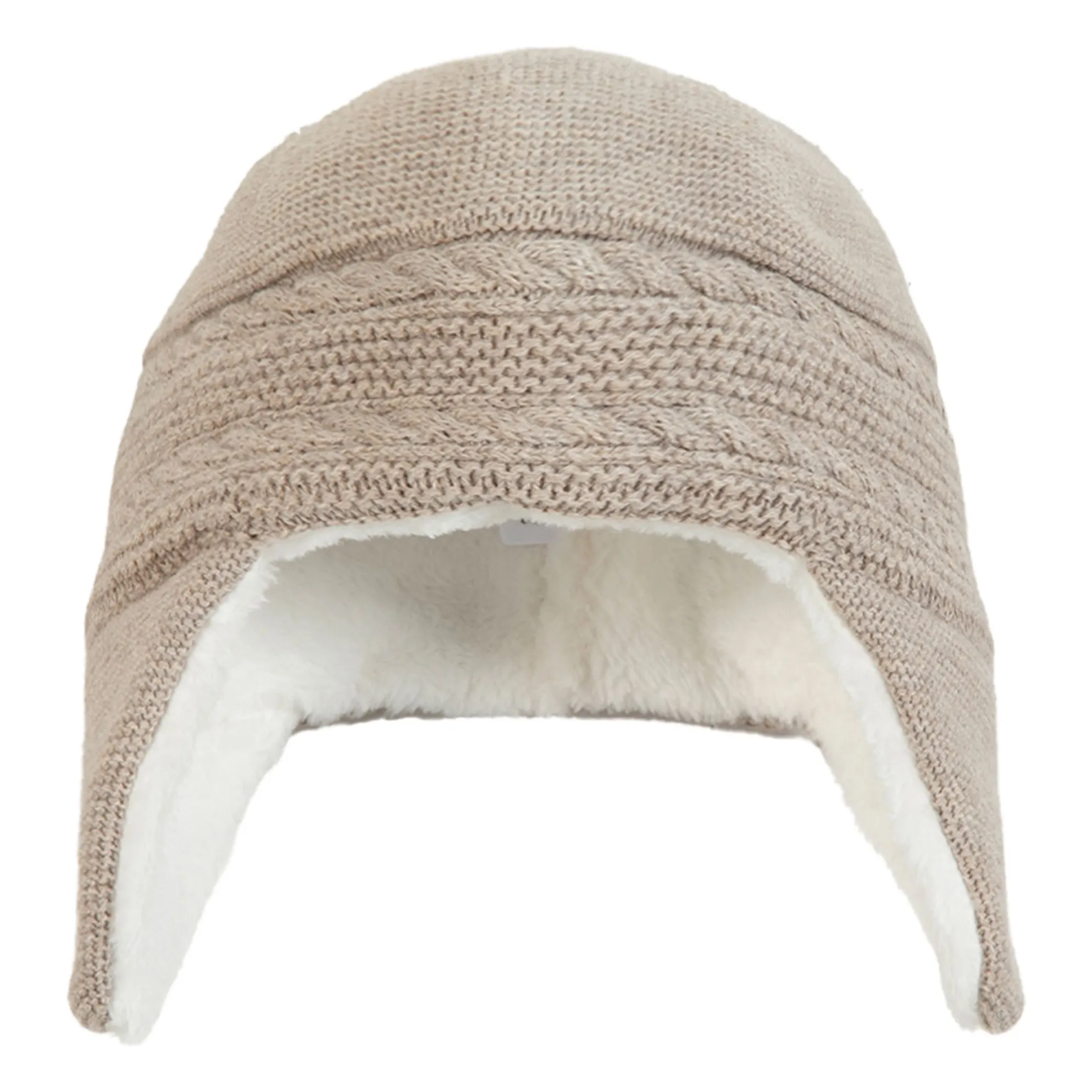 Tartine Et Chocolat Boys Oatmeal Wool Twisted Beanie