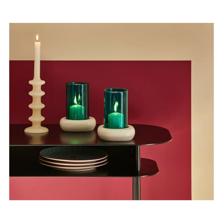 Vaso per candele Gemini | Turchese- Immagine del prodotto n°1
