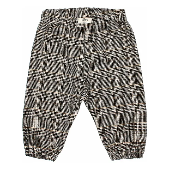Wales Carreaux Trousers | Grey
