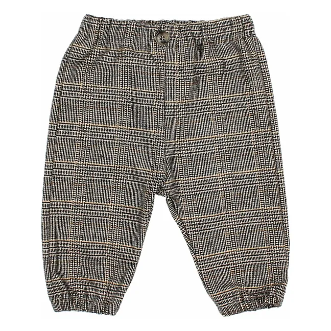 Wales Carreaux Trousers | Grey
