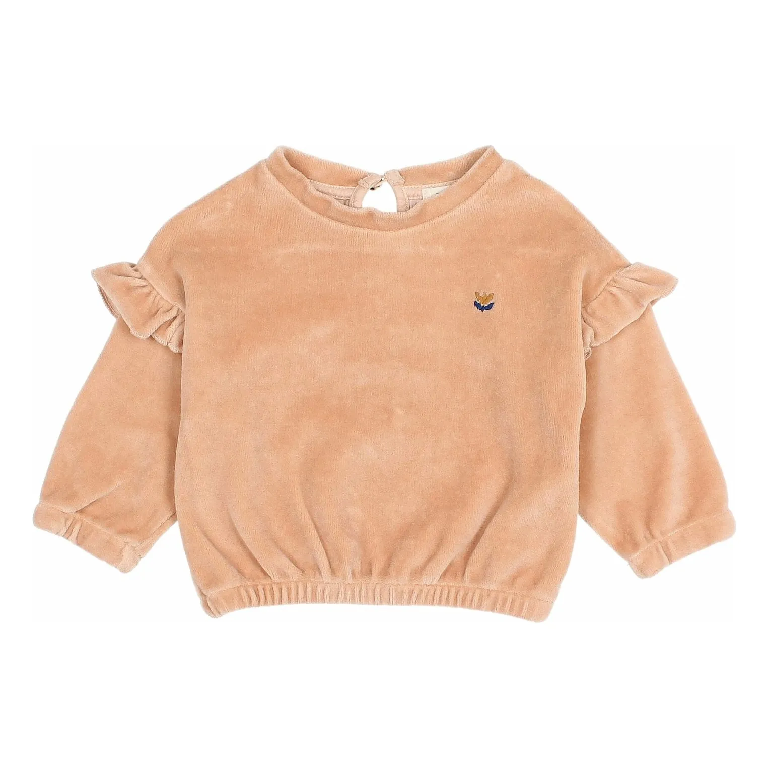 Búho Pink Sweat Velours Coton Bio