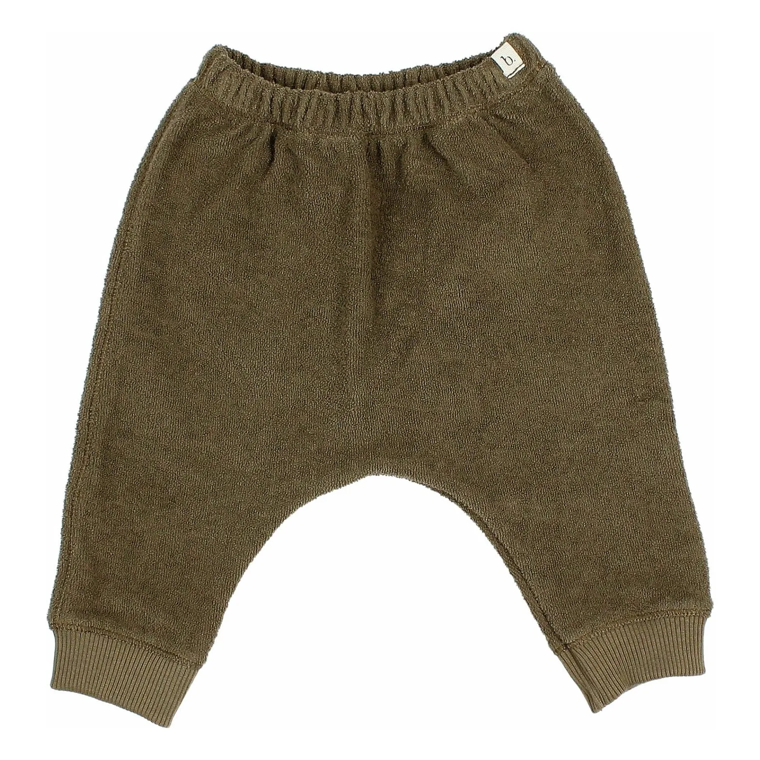 Búho Khaki Organic Sponge Jogger