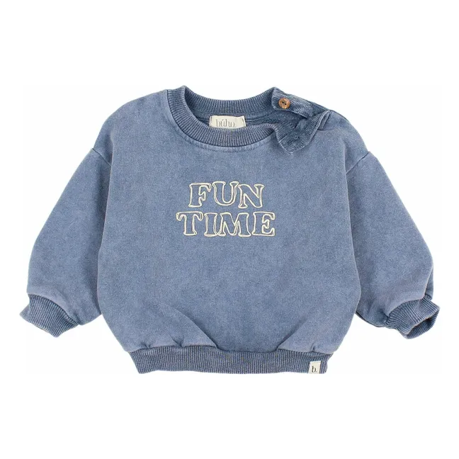 Fun Baby Sweat Algodón orgánico | Indigo