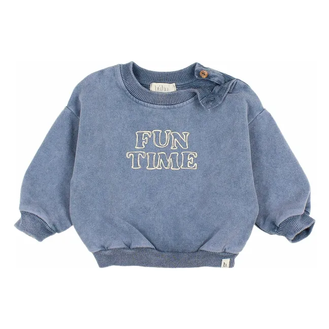 Sweat Fun Bébé Coton Bio | Indigo